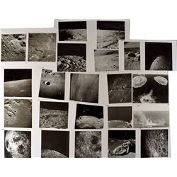 NASA Group of (23) Lunar Photographs