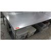 Image 2 : Stainless Steel Prep Table (bins not included), 71"L x 29.5"W x 35.5"H