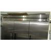 Image 11 : True Refrigeration Model T-73 Triple 3 Side x Side Industrial Steel Fridge
