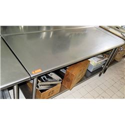 Steel Working Prep Table, 72"L x 30"W x 35.5"H