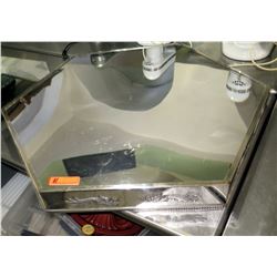 Large Hexagon 6 Sided Mirror w/ Multiple Small Square & Hex Mirrors