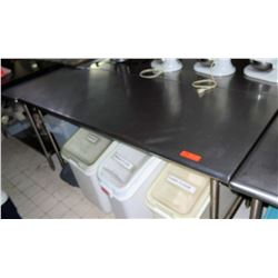 Steel Prep Table 72"L x 29.5"W x 36"H