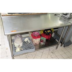 Steel Working Prep Table, 59.5"L x 29.5"W x 35.5"H