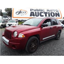 I5 --  2007 JEEP COMPASS , Red , 198722  KM's