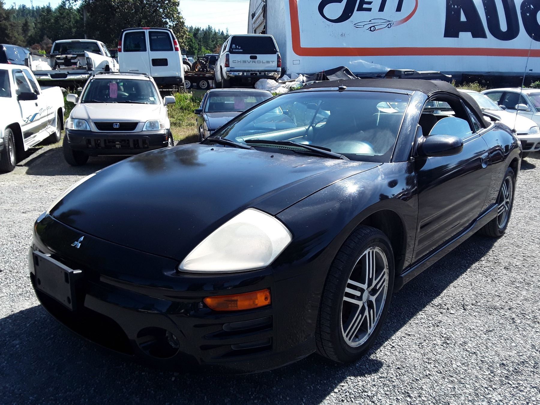 2003 Mitsubishi Eclipse Spyder Gts Specs O3 -- 2003 MITSUBISHI ECLIPSE SPYDER GTS , Black , 199389 KM's