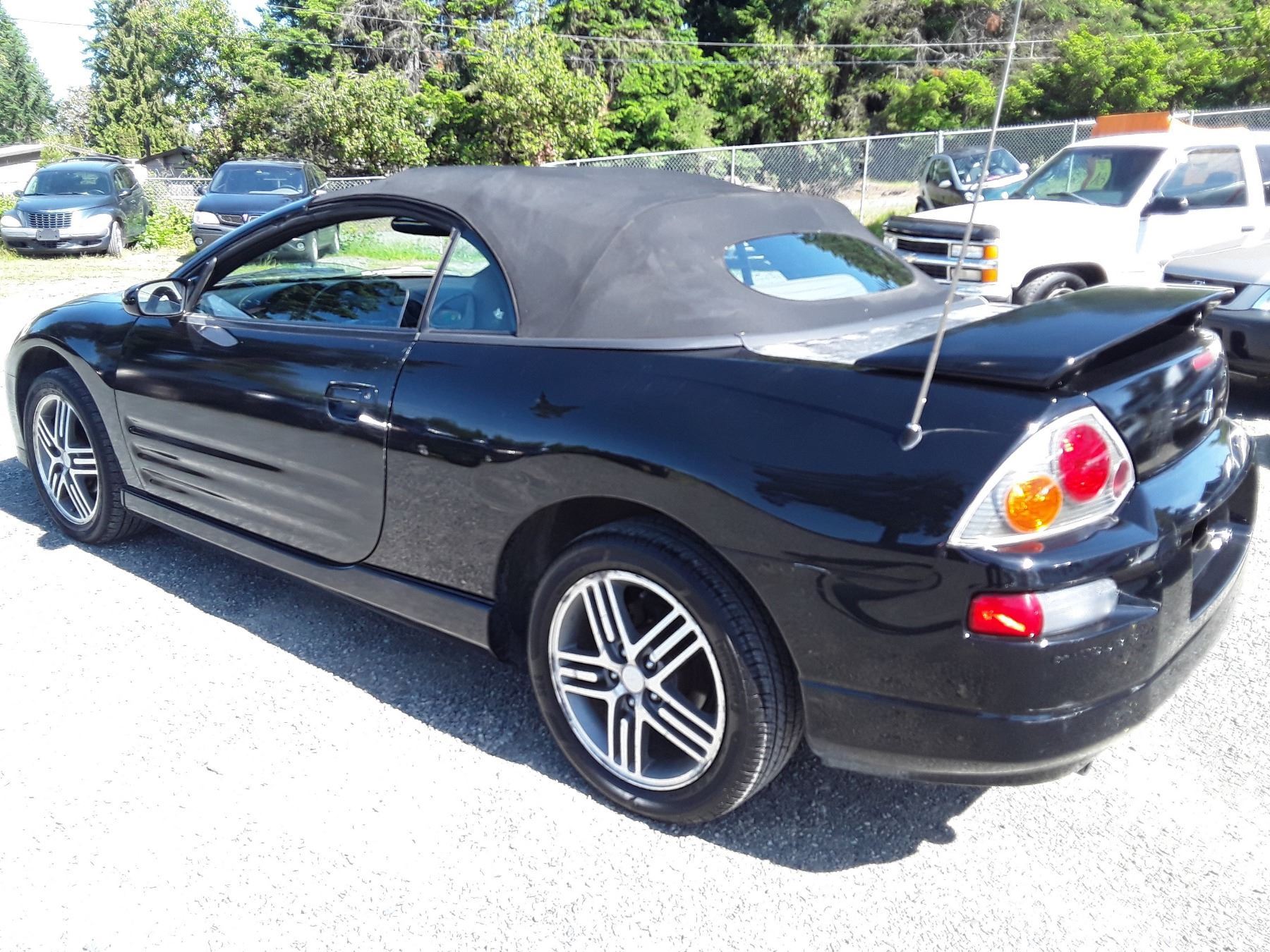 2003 Mitsubishi Spyder Gts O3 -- 2003 MITSUBISHI ECLIPSE SPYDER GTS , Black , 199389 KM's
