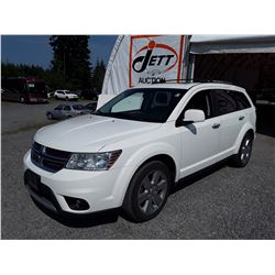 I2 --  2012 DODGE JOURNEY R/T , White , 159419  KM's