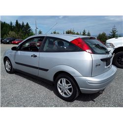 A2 -- 2002 FORD FOCUS ZX3 , Grey , 198916 KM's