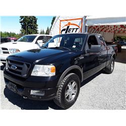 H1 -- 2005 FORD F150 PICKUP, BLACK, 246,316 KMS