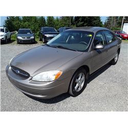 L3 --  2002 FORD TAURUS , Brown , 176092  KM's