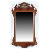 Image 1 : MAHOGANY CHIPPENDALE MIRROR WITH PHOENIX CREST