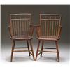 Image 1 : PAIR OF BIRDCAGE WINDSOR ARMCHAIRS