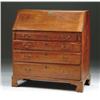 Image 1 : CHIPPENDALE FOUR DRAWER SLANT FRONT DESK
