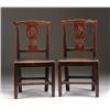 Image 1 : PAIR OF ENGLISH CHIPPENDALE SIDE CHAIRS
