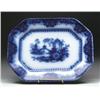 Image 1 : FLOW BLUE PLATTER IN THE “KAOLIN” PATTERN