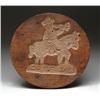 Image 1 : LATE 17TH OR 18TH CENTURY CARVED ROUND CAKE BOARD