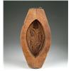 Image 1 : TWO PART REMOVABLE TOP CARVED WOOD BUTTER MOLD