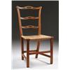 Image 1 : COUNTRY ANTIQUE CHIPPENDALE RIBBON-BACK SIDE CHAI