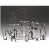 Image 1 : ELEVEN FIGURAL TIN COOKIE CUTTERS