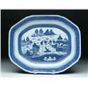 Image 1 : BLUE AND WHITE CANTON PLATTER