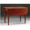 Image 1 : ONE DRAWER MAHOGANY PEMBROKE TABLE