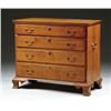 Image 1 : GRADUATED FOUR DRAWER CHIPPENDALE CHEST