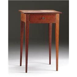 ONE DRAWER HEPPLEWHITE CHERRY STAND