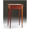 Image 1 : ONE DRAWER HEPPLEWHITE CHERRY STAND