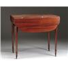 Image 1 : MAHOGANY DROP LEAF SHERATON PEMBROKE TABLE