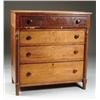 Image 1 : MAHOGANY AND MAPLE FEDERAL CHEST