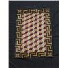 Image 1 : FINE HOOKED RUG WITH EYE DAZZLING BLOCK PATTERN