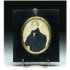 Image 1 : MINIATURE PORTRAIT OF A GENTLEMAN
