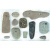 Image 1 : ELEVEN STONE PENDANTS AND GORGETS