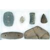 Image 1 : CASED ASSORTMENT OF SIX PENDANTS AND GORGETS