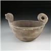 Image 1 : BELL PLAIN TYPE EFFIGY BOWL WITH PUNCTATE DECORAT