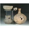 Image 1 : FOUR MISSISSIPPIAN TYPE WATER BOTTLES AND BOWLS