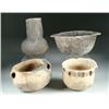 Image 1 : FOUR MISSISSIPPIAN TYPE POTS