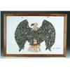 Image 1 : EAGLE PICTURE DONE WITH BROKEN AND DAMAGED STONE 