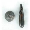 Image 1 : TWO HEMATITE ARTIFACTS