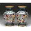 Image 1 : FINE PAIR OF ORIENTAL CLOISONNÉ JARS