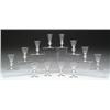 Image 1 : SET OF TWELVE STEUBEN LIQUEUR GLASSES
