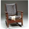 Image 1 : MISSION OAK ROCKER BY J.M. YOUNG & SONS