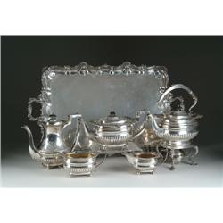 FABULOUS SIX-PIECE STERLING SILVER COFFEE AND TEA