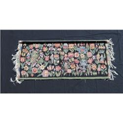 OUTSTANDING WOOL WOVEN PICTORIAL RUG