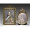 Image 1 : TWO MINIATURE PAINTINGS ON IVORY