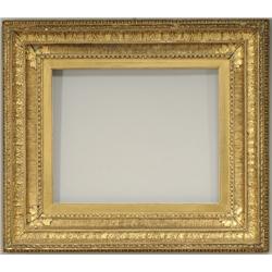 ANTIQUE GESSO DECORATED GILT FRAME