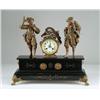 Image 1 : FIGURAL HUNTER MANTEL CLOCK