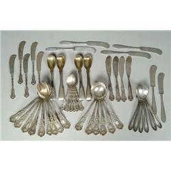 48-PIECES OF MISCELLANEOUS STERLING FLATWARE