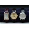 Image 1 : LOT OF 3 DIAMOND FACED WRISTWATCHES