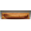 Image 1 : CARVED WOOD HALF HULL MODEL